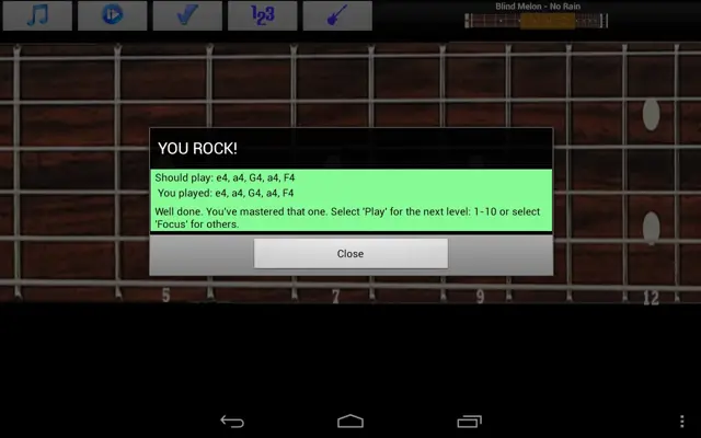 Guitar Riff Free android App screenshot 9