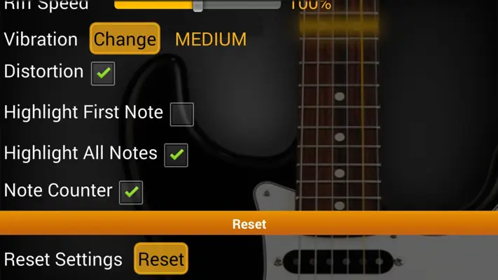 Guitar Riff Free android App screenshot 1