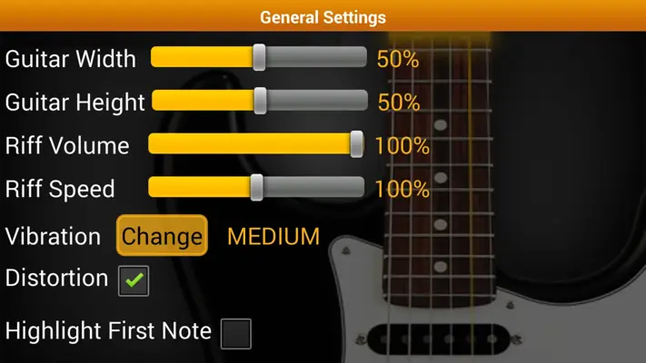 Guitar Riff Free android App screenshot 2