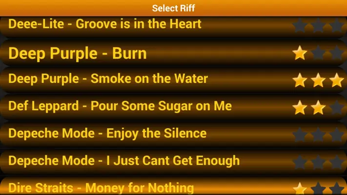 Guitar Riff Free android App screenshot 5