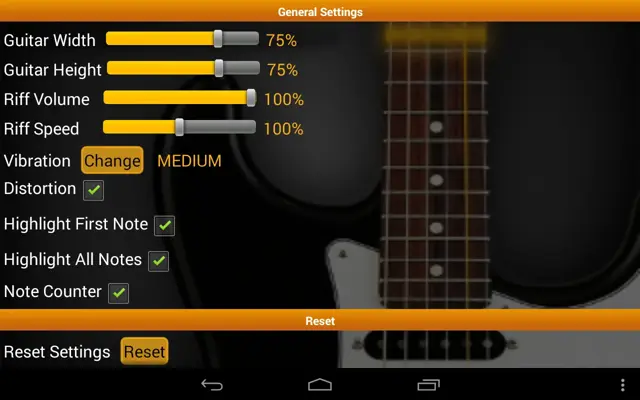 Guitar Riff Free android App screenshot 7